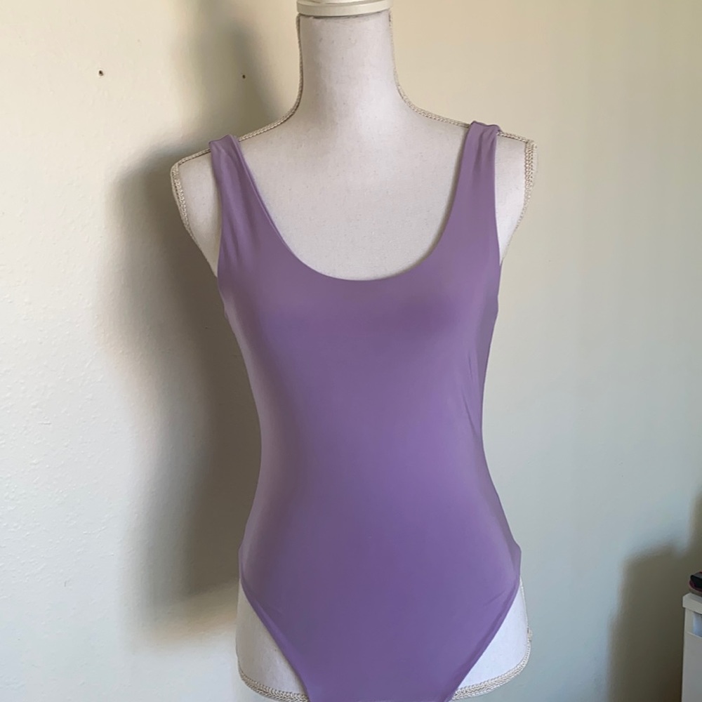 Bodysuit color lilac purple
